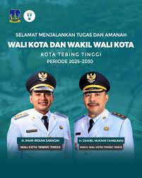 Bupati dan Wakil Bupati Tebing Tinggi Periode 2025-2030