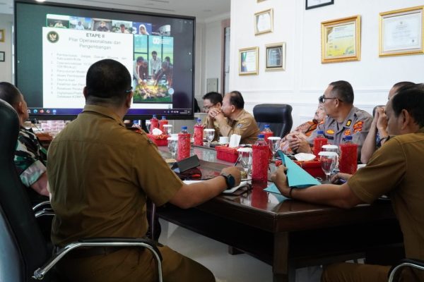 Wali Kota Tebing Tinggi Bersama Forkopimda Ikuti Rakor Arahan Mendagri Terkait Stabilitas Daerah dan Pengendalian Inflasi